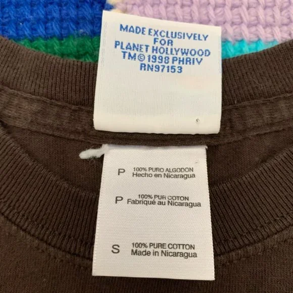 Vintage 1998 Planet Hollywood Orlando Florida Tee Jimmy Buffet Island Va… - Picture 7 of 15